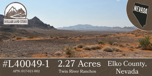 #L40049-1 2.27 Acres in Elko County, Nevada $7,999.00 ($97.64/ Month)