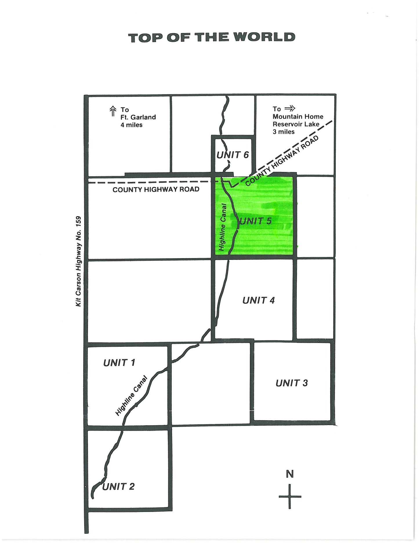 #L04204-1 5 Rural Acres in the Top of the World Subdivision in Southern Colorado $9,995.00 ($124.62/Month)