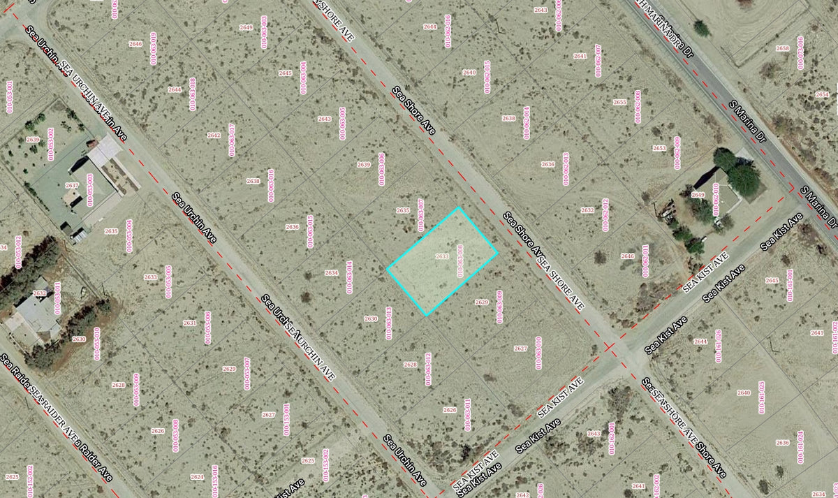 #L05851-1 .23 Acre Lot in Salton City, Imperial County California $10,995.00 ($133.13/Month)