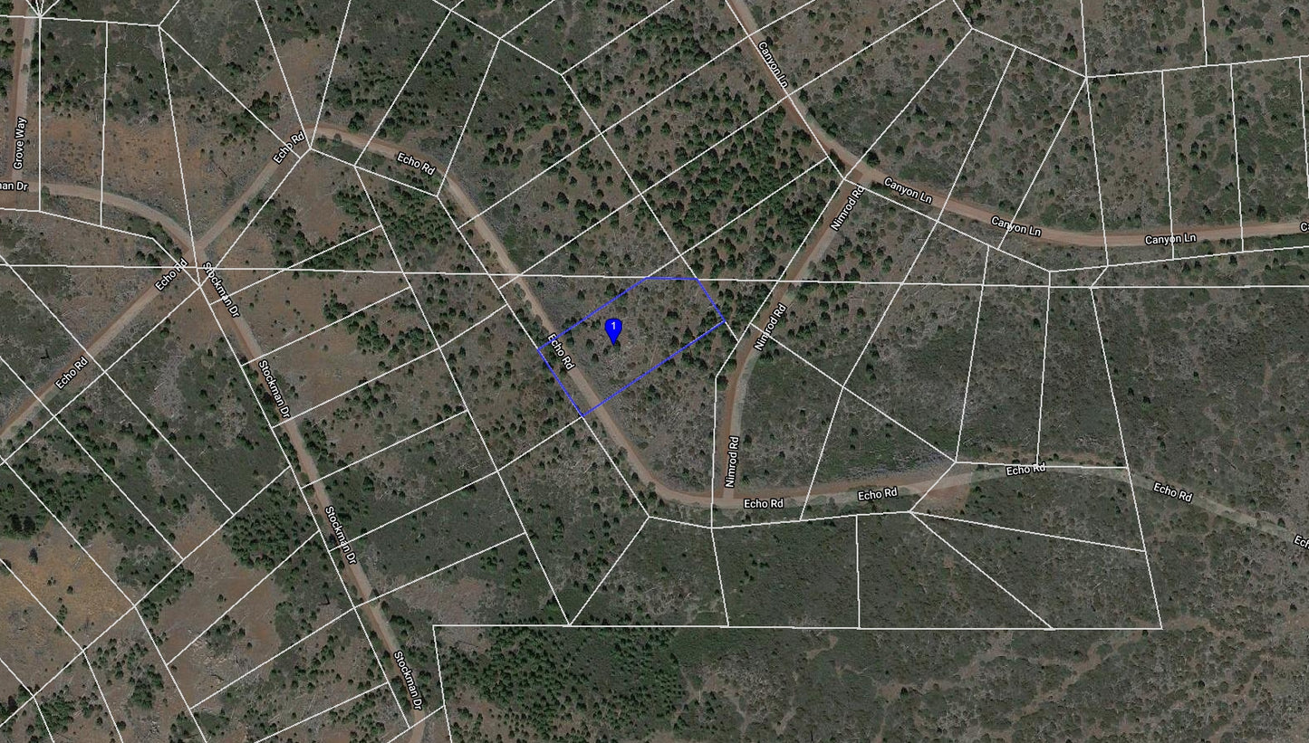 #L10936-1 1 Acre in California Pines, Modoc CA $6,299.00 ($118.32/Month)