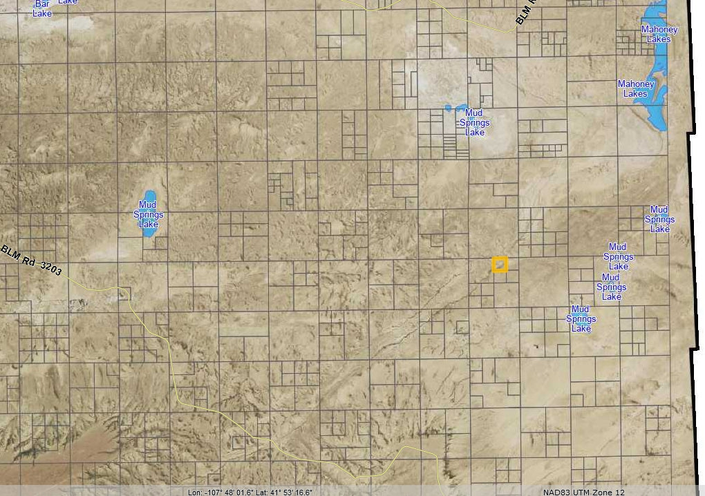 #L11094-1 40 Acres In Sweetwater County, WY $12,999.00 ($154.57/Month)