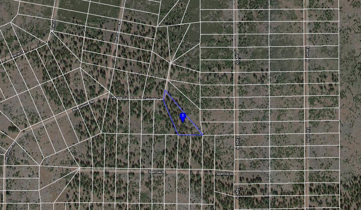 #L11676-1 1.43 Acres / Wooded Lot in California Pines, Modoc CA $7,499.00 ($132.35/Month)