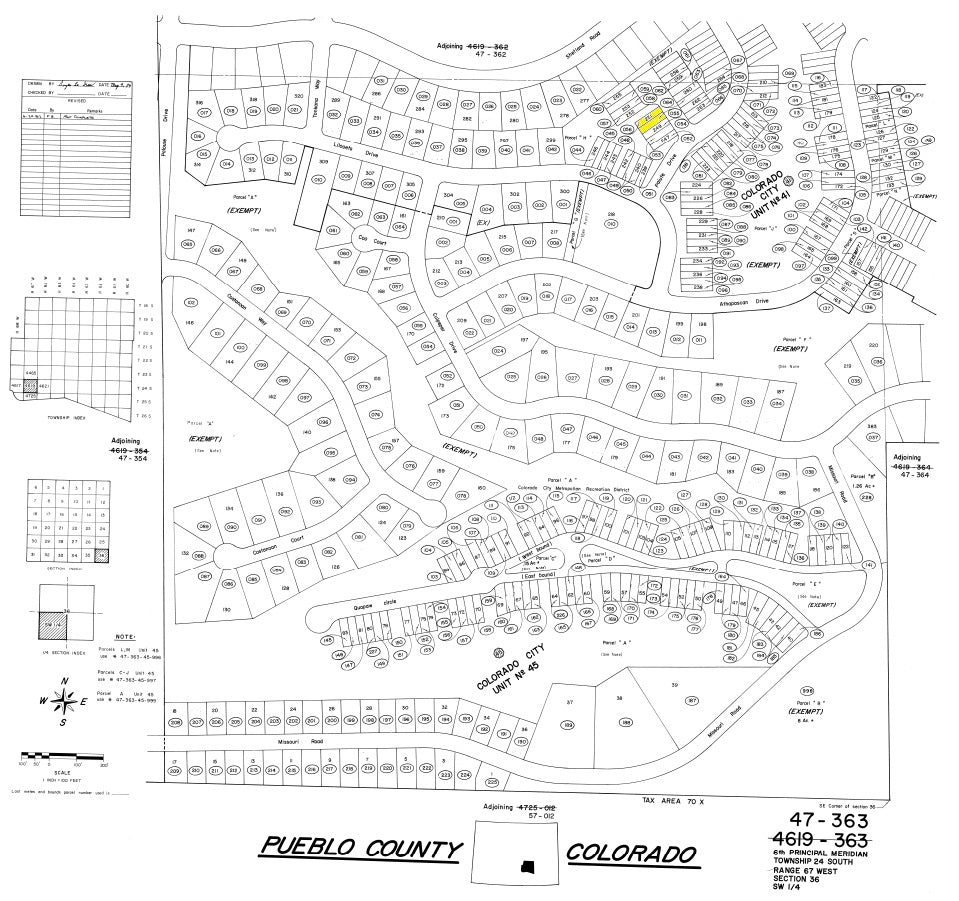 #L20175/76-1 Adjoining Lots In Colorado City, Colorado $2,999.00 ($56.42/Month)