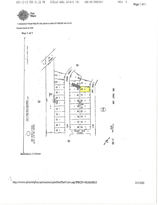 #L205846-1 .23 Acre Lot in Salton City, Imperial County California $10,995.00 ($130.84/Month)