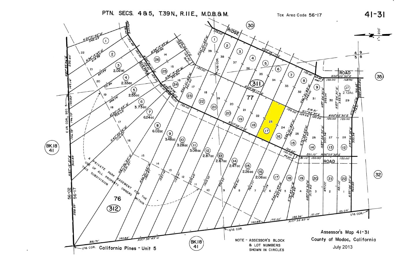 L2098501 .94 Acre Parcel in California Pines Modoc County, Californi