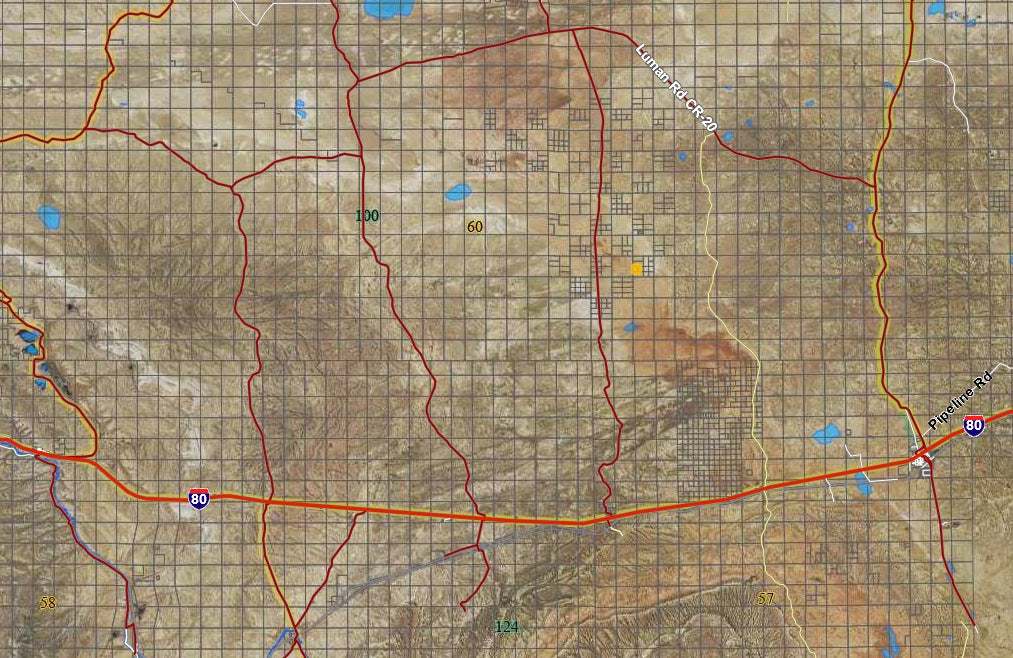 #L211174-1 40 Acres in Red Desert Area, Sweetwater County, Wyoming $12,500.00 ($149.51/Month)