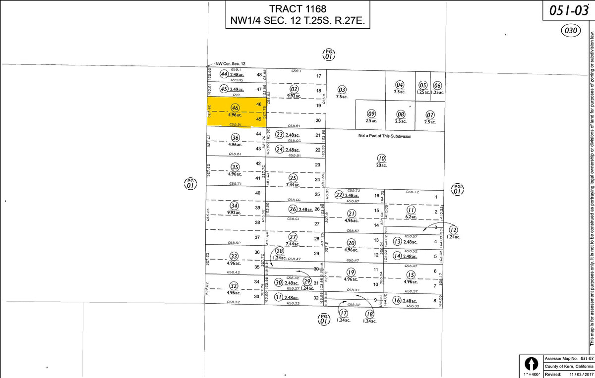 #L211969-1 4.73 Acres east of Delano in Kern County, CA $29,999.00 ($340.64/Month)