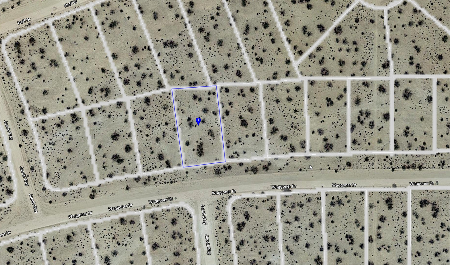 L40034-1 .21 Acre Residential lot in California City, Kern County, CA $3,499.00 ($70.14/Month)