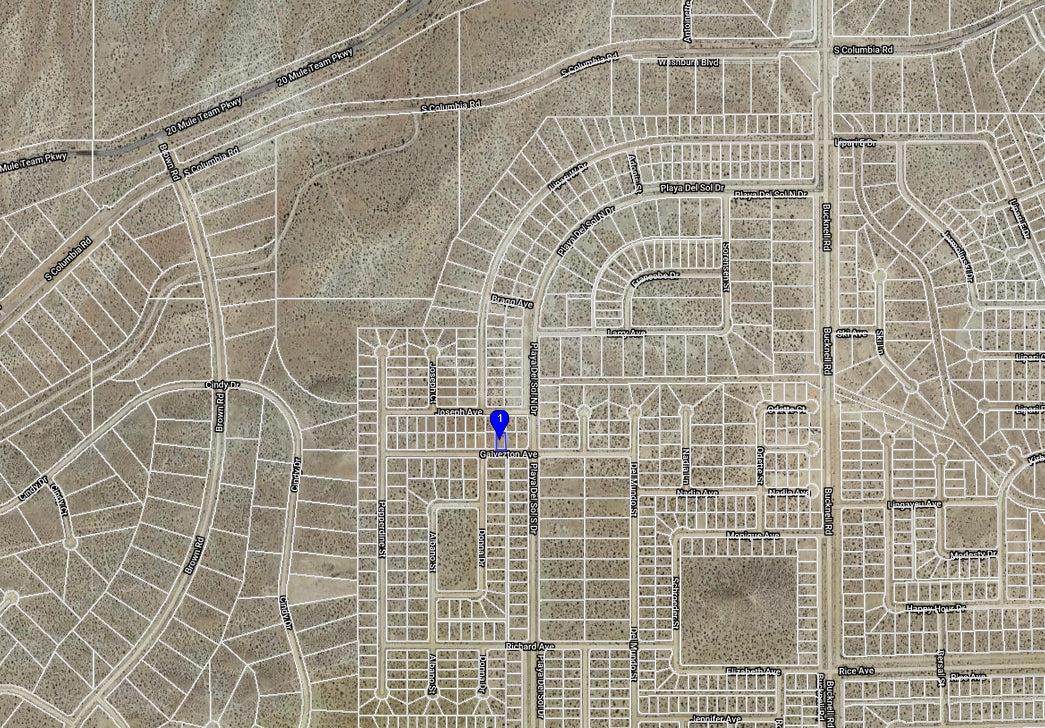 L40037-1 .19 Acre Residential lot in California City, Kern County, CA $8,999.00 ($113.53/Month)