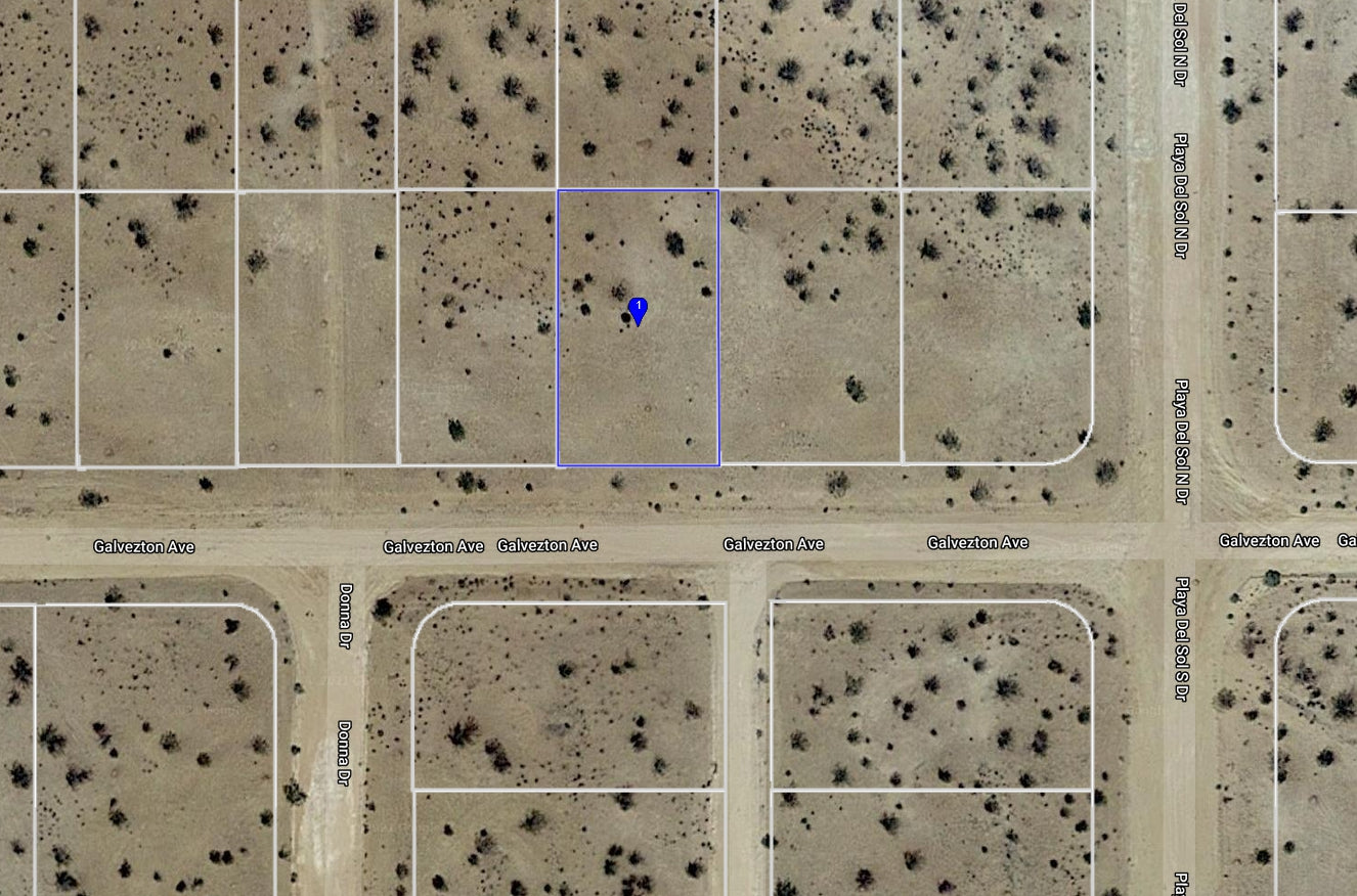 L40037-1 .19 Acre Residential lot in California City, Kern County, CA $8,999.00 ($113.53/Month)