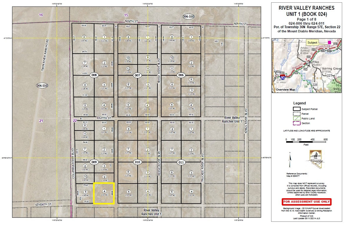 #L40050-1 2.07 Acres in Elko County, Nevada $9,999.00 ($119.86/ Month)