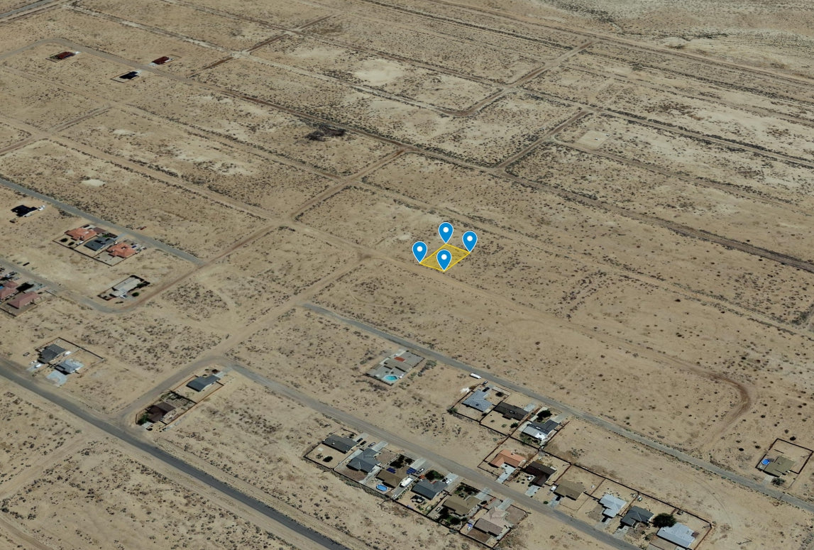 #L40077-1 .22 Acre Residential lot in California City, Kern County, CA $8,999.00 ($137.64/Month)