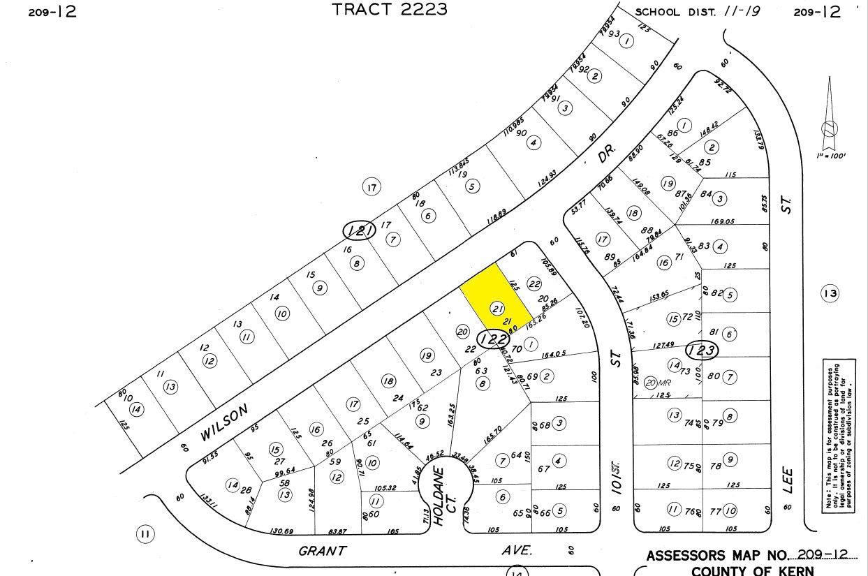 #L40080-1 .22 Acre Residential lot in California City, Kern County, CA $8,999.00 ($132.95/Month)